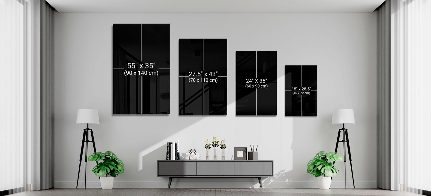 Aircraft Glass Wall Art